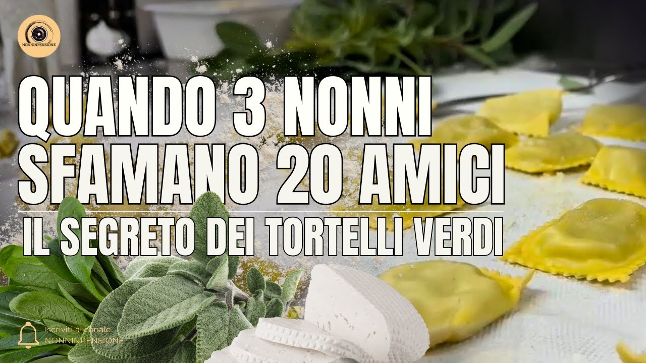 Ricetta tortelli verdi per 20 ospiti