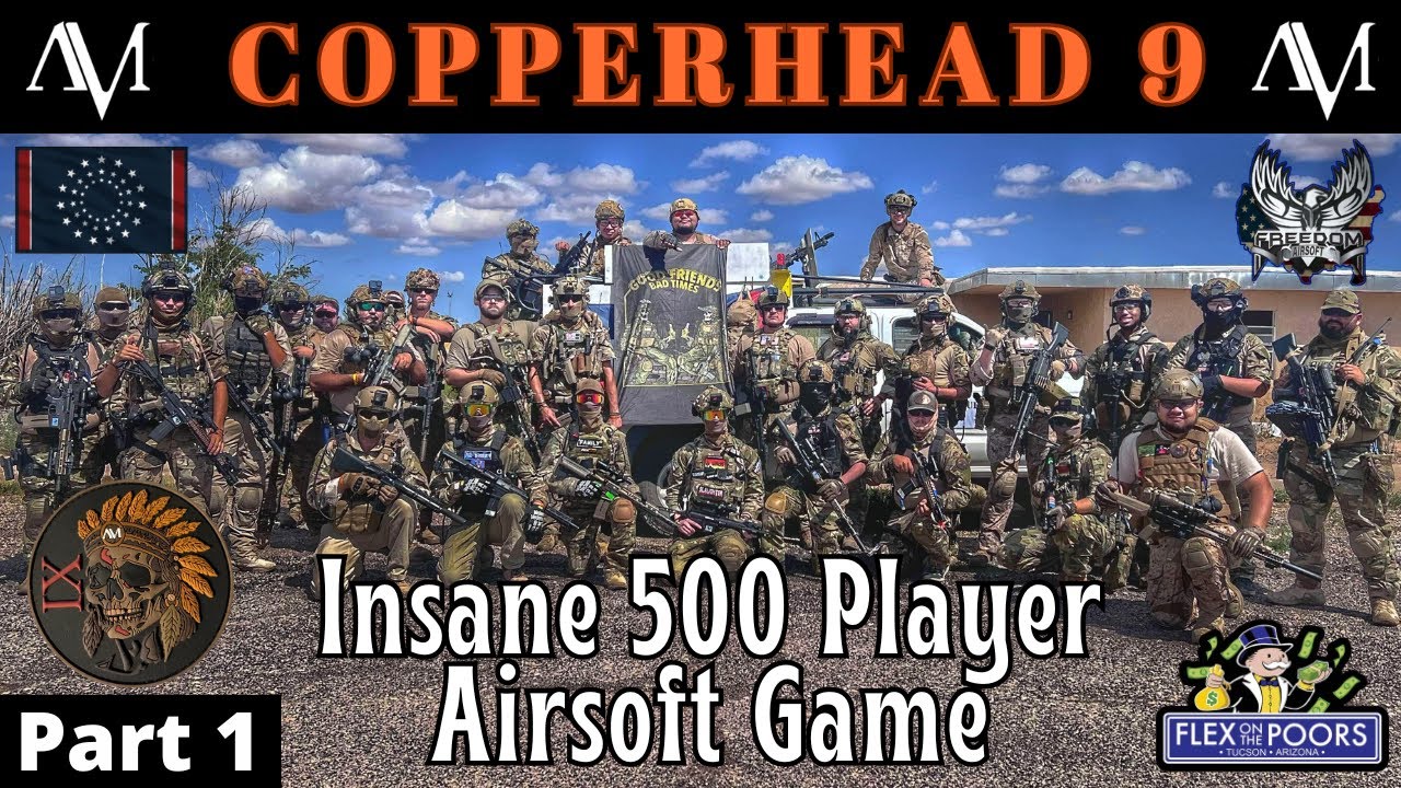 Action Packed Multi-POV Airsoft Gameplay | Huge Neighborhood Map | AMS Copperhead 9