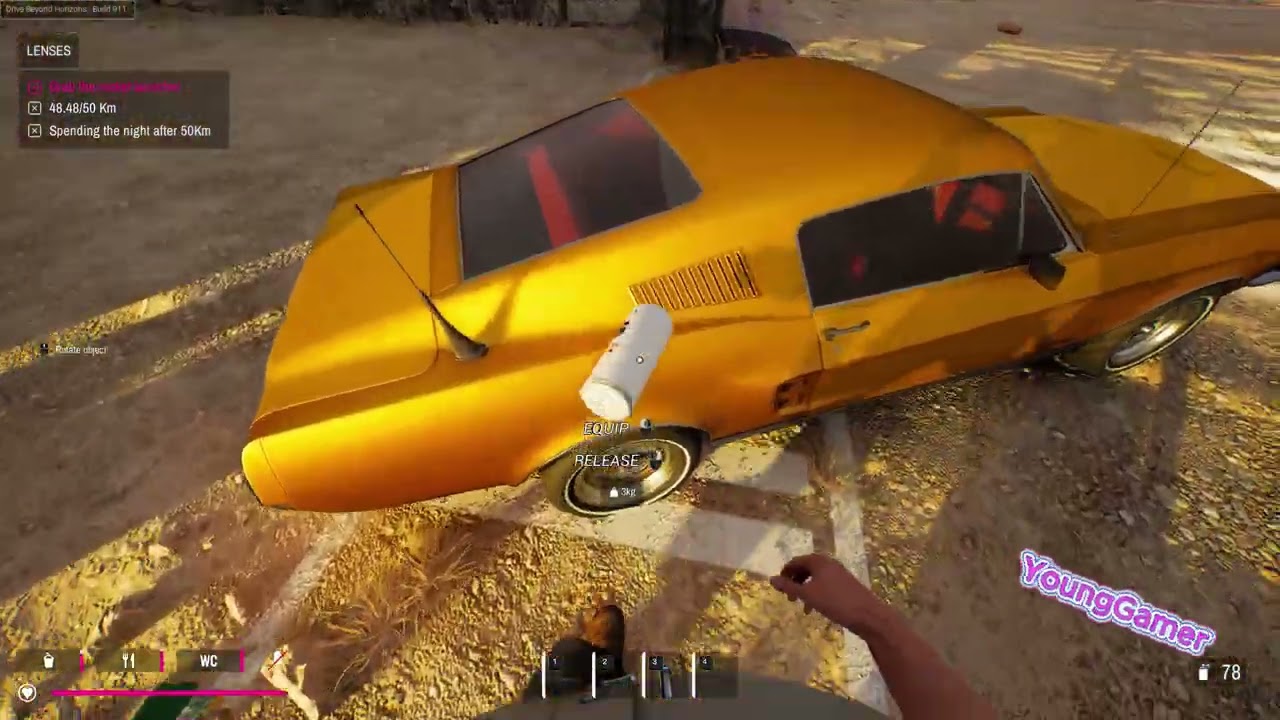 DRIVE BEYOND HORIZONS-FULL BUILD MUSTANG AND KILL THE ALIENS SCENARIO MODE