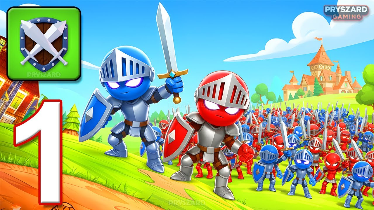 Clash Commander: My Mini Army - Gameplay Walkthrough Part 1 - Stickman Army Commander (iOS, Android)
