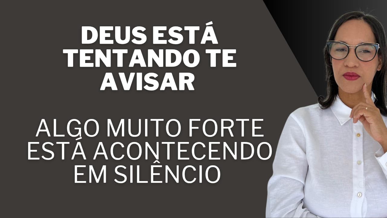 AO VIVO: Deus está tentando te avisar algo urgente. Algo oculto está acontecendo em silêncio!