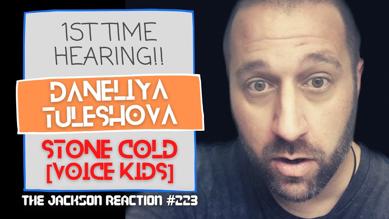 YouTube Artist 1st Time Hearing @daneliya_official | Stone Cold [Ukraine Voice Kids Blind Audition]