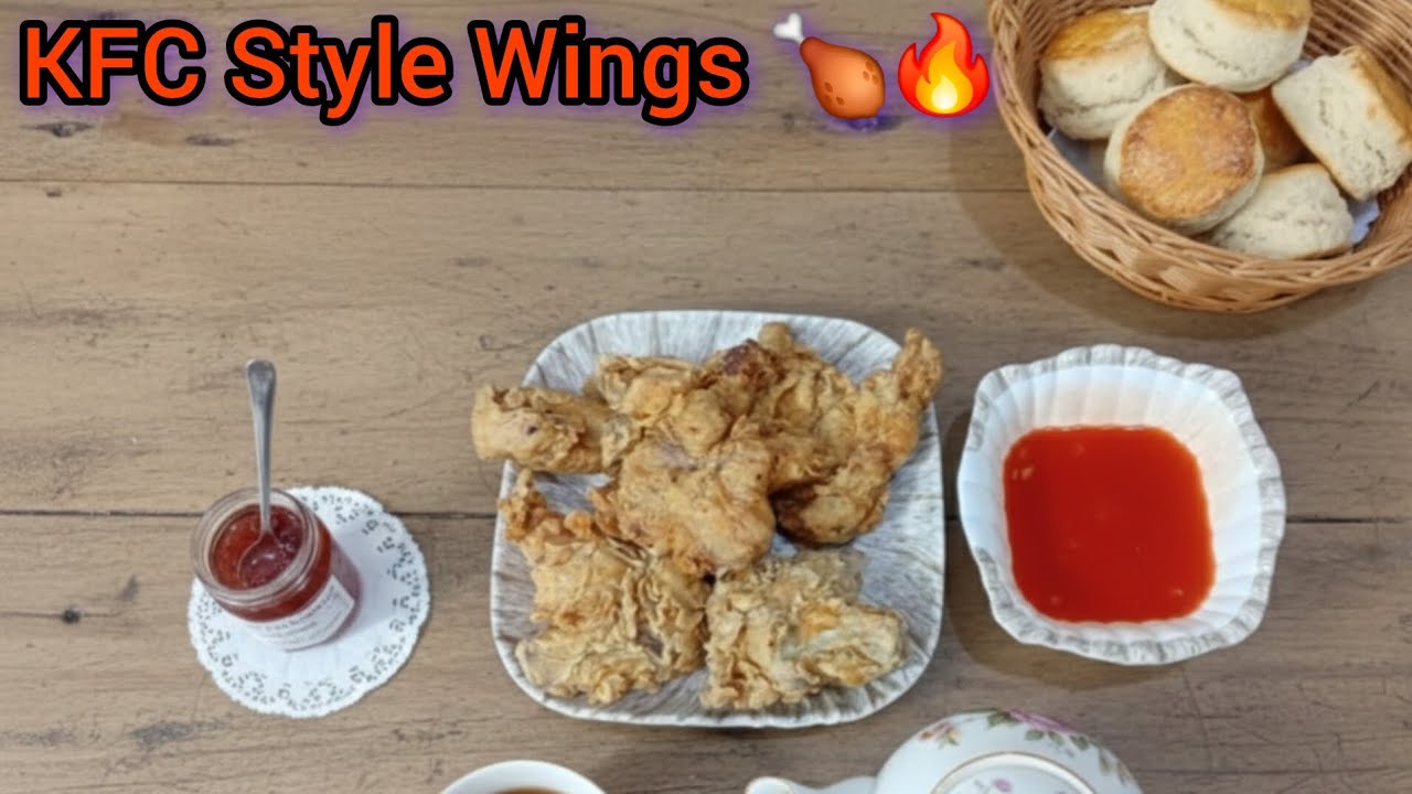 Crispy Chicken Wings Recipe | Easy & Delicious KFC Style 👌😋