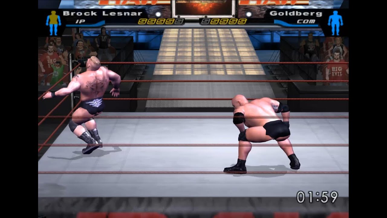WWE SmackDown! Here Comes the Pain | Brock Lesnar vs. Goldberg Full Match | Playstation 2!
