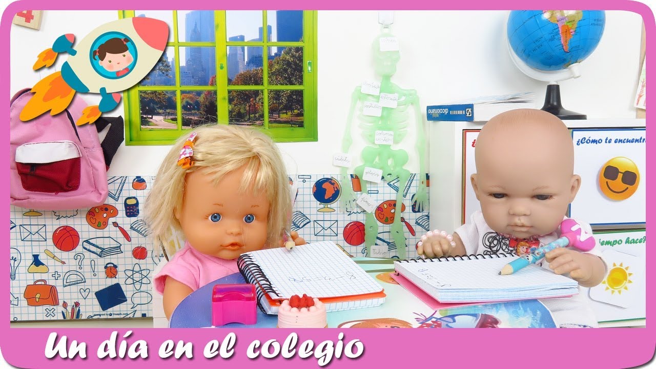 Bebé Lucía y muñecas bebés Nenucos en el colegio Nenuco Mejores Historias con juguetes en español