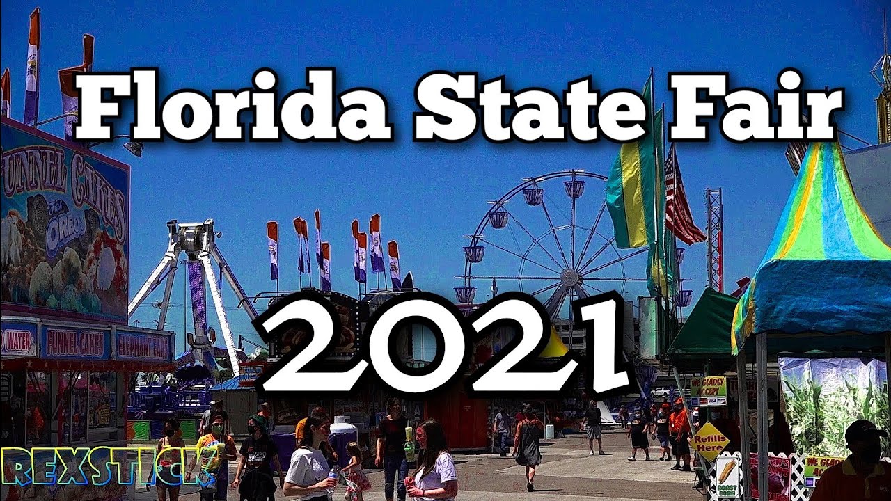 Florida State Fair 2021 🎠🏝🎢  #FLORIDASTATEFAIR    Rides / Food / Games
