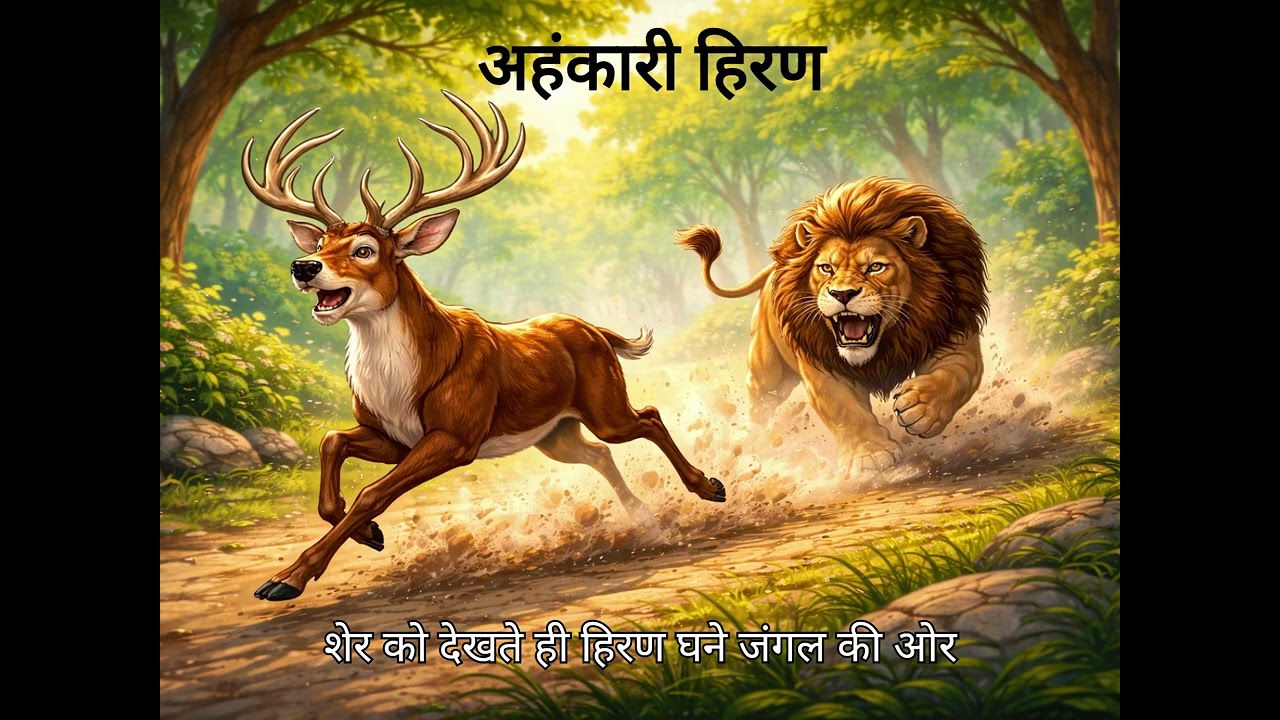 अहंकारी हिरण || The Vain Stag