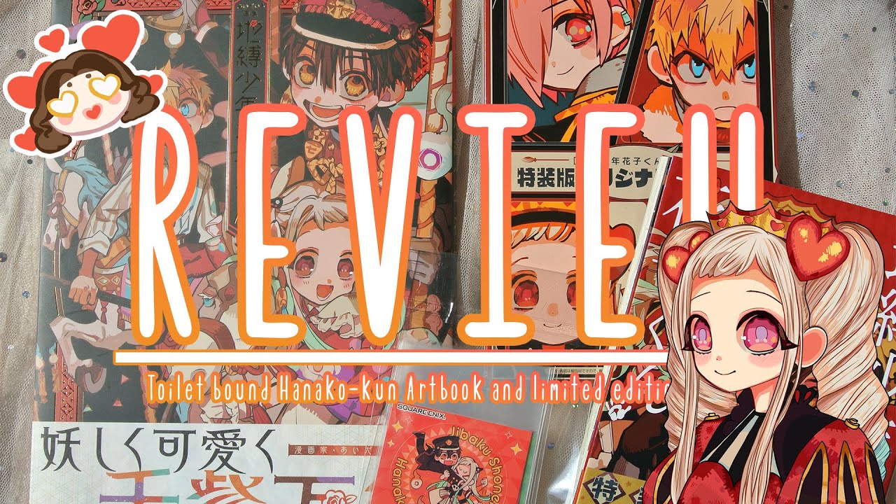 Toilet bound Hanako-kun Official Aida Iro Artbook and Volume 12 Limited edition review