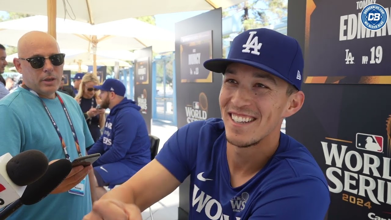 2024 World Series: Tommy Edman discusses Korean heritage & playing infield vs. outfield for Dodgers