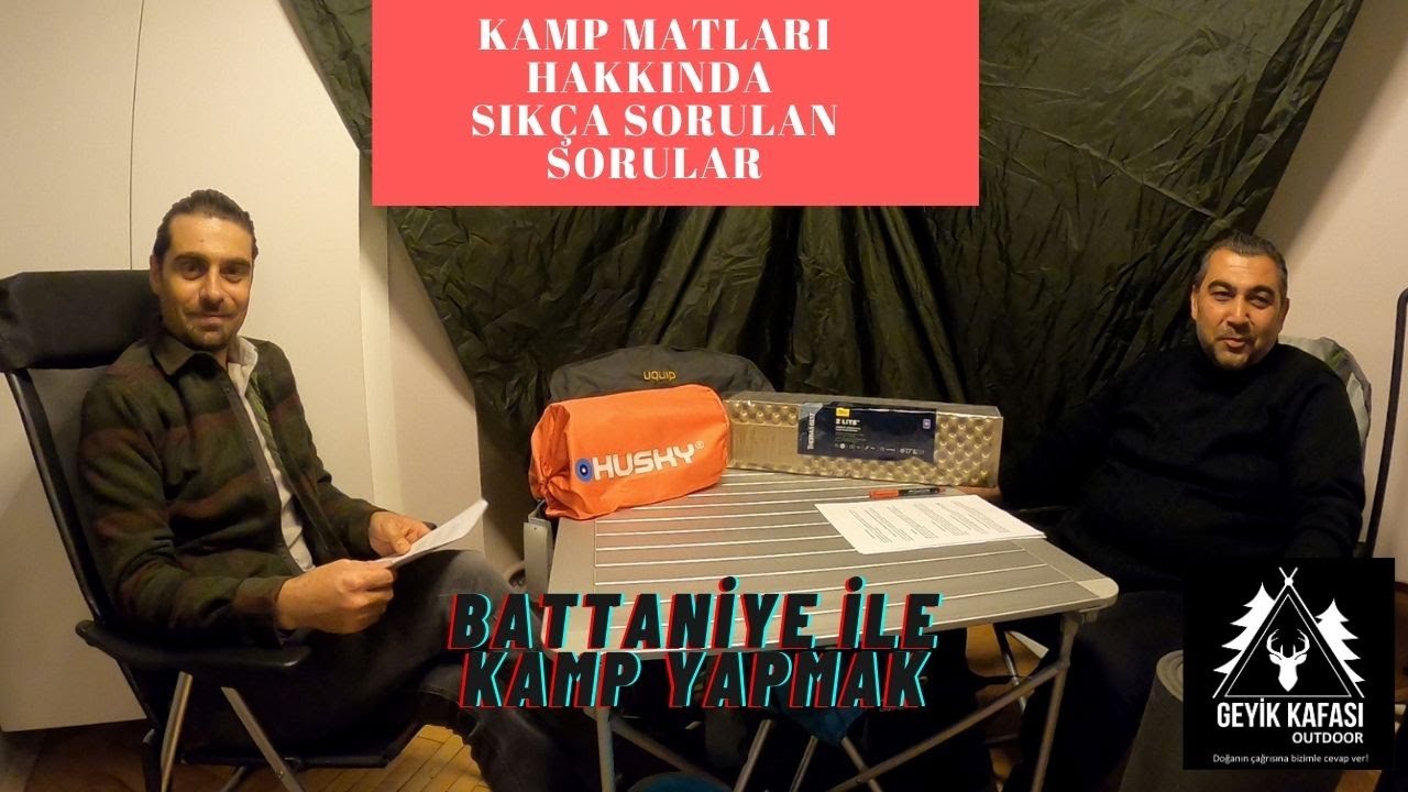 Kamp Matları Hakkında Sık&ccedil;a Sorulan Sorular ( Hangi Matı almalı - Şişme Matlar K&ouml;p&uuml;k Matlar )