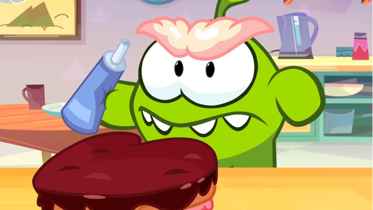 Learn English with Om Nom 🟢 On and Under ↕️ Om Nom Learning Videos for Kids 🤓 Super Toons TV