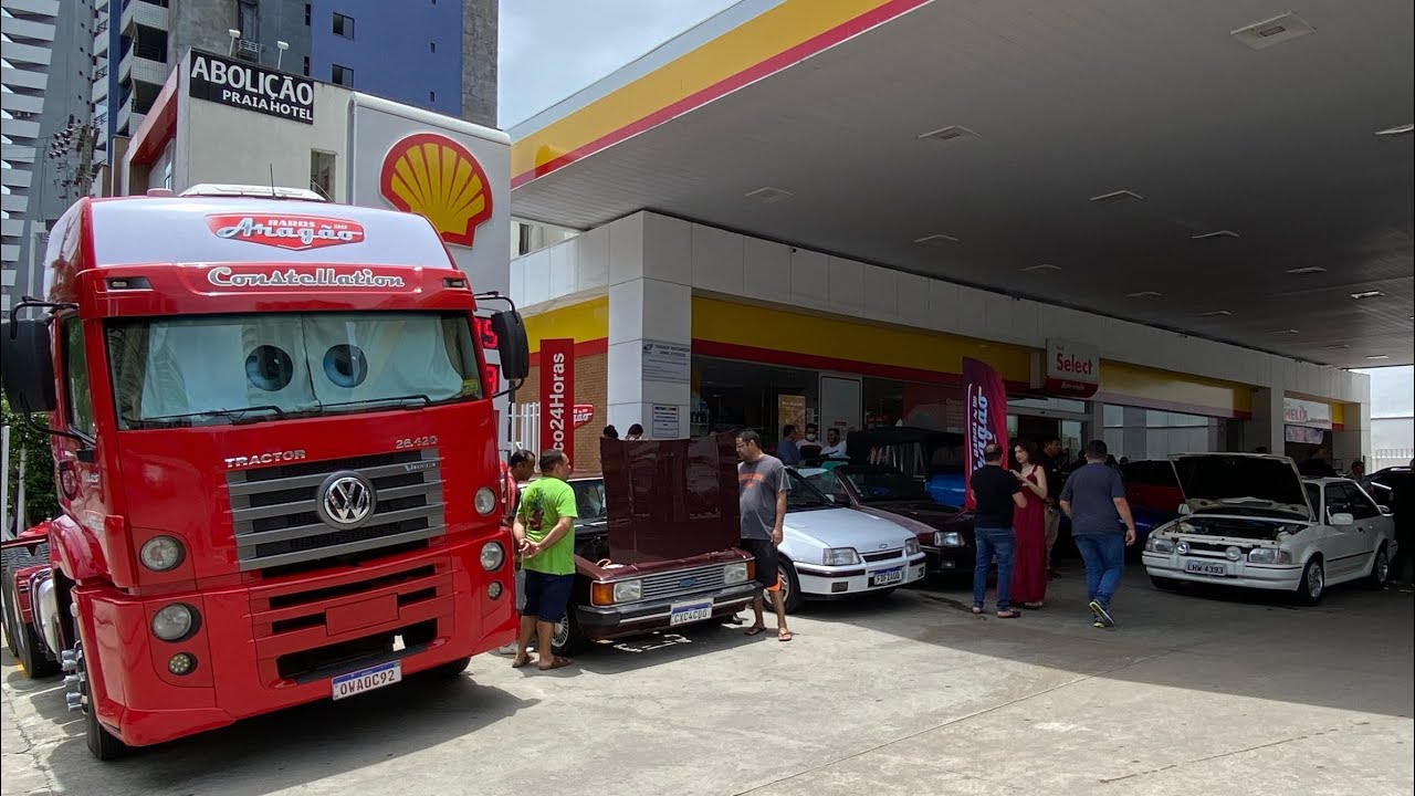 RAROS LUIZ ARAG&Atilde;O AUTOS. INAUGURA&Ccedil;&Atilde;O. Av. Aboli&ccedil;&atilde;o. Posto Jangada. Meireles. Fortaleza-CE.