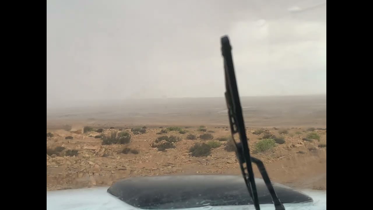 جبل الحلال شمال سيناء   امطر متفرقة