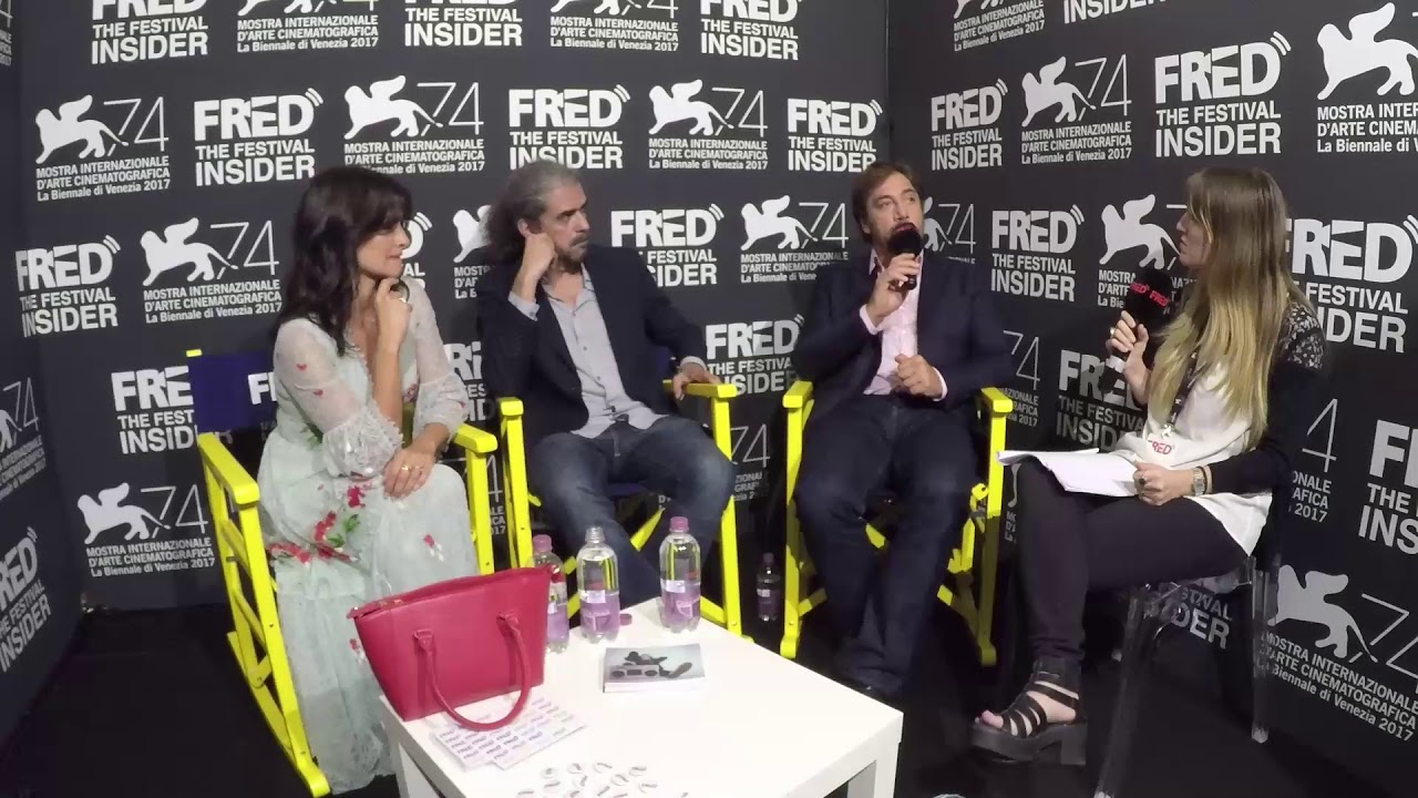 Fernando Leon de Aranoa, Javier Bardem and Penelope Cruz - LOVING PABLO - 74 Venice Film Festival