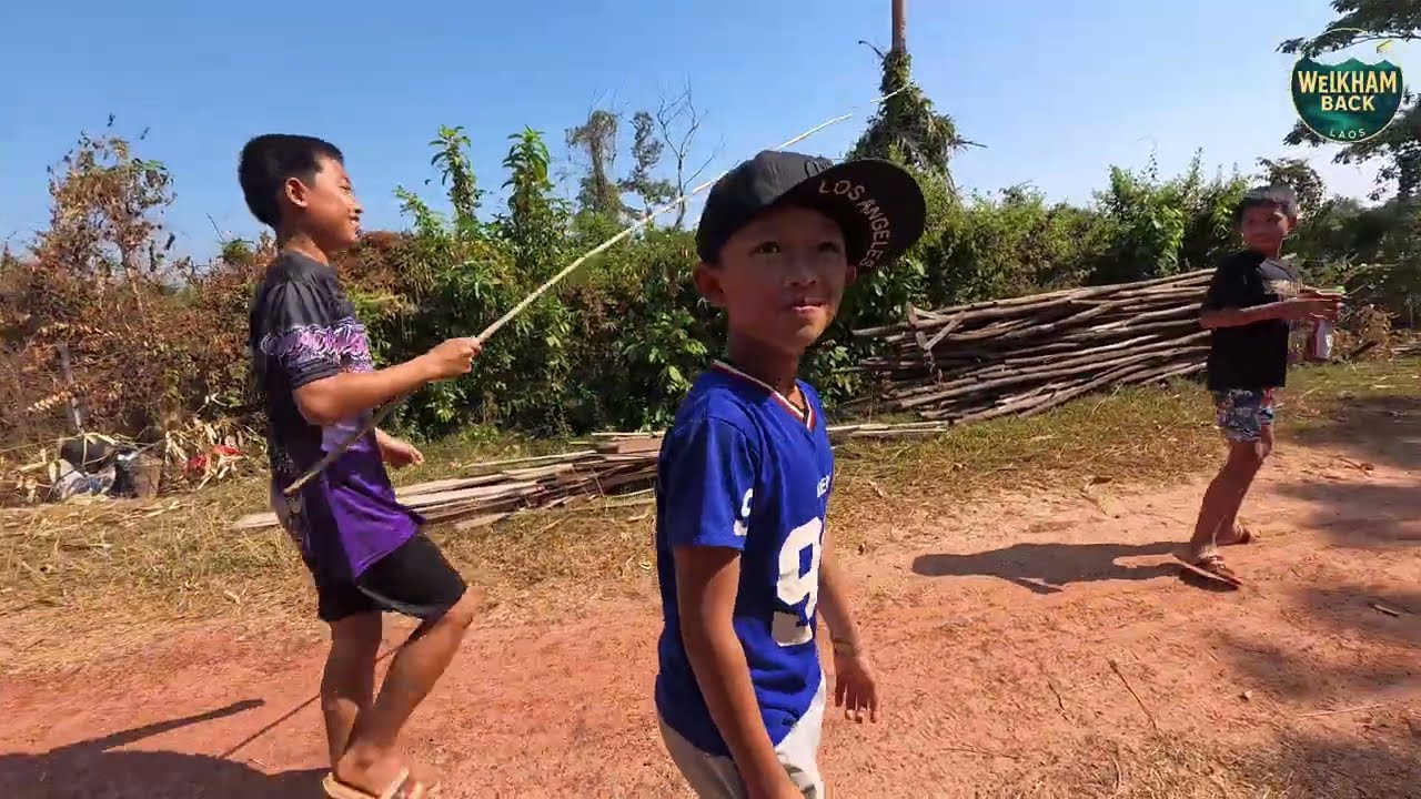 Everyday Life in Laos | Banna Tha Ngon With the Kids