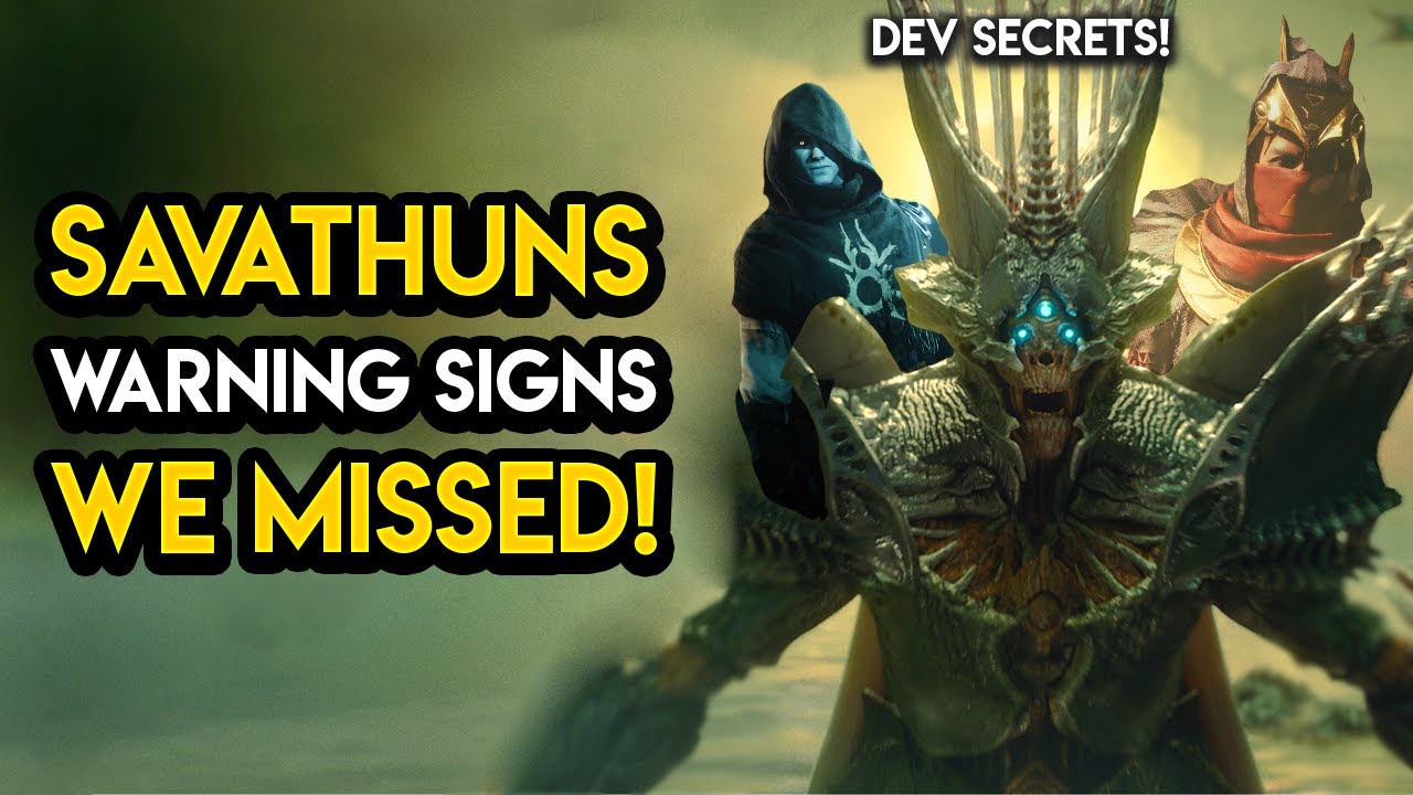 Destiny 2 - HOW SAVATHUN WAS CREATED! Developer Secrets And Warning Signs We MISSED!