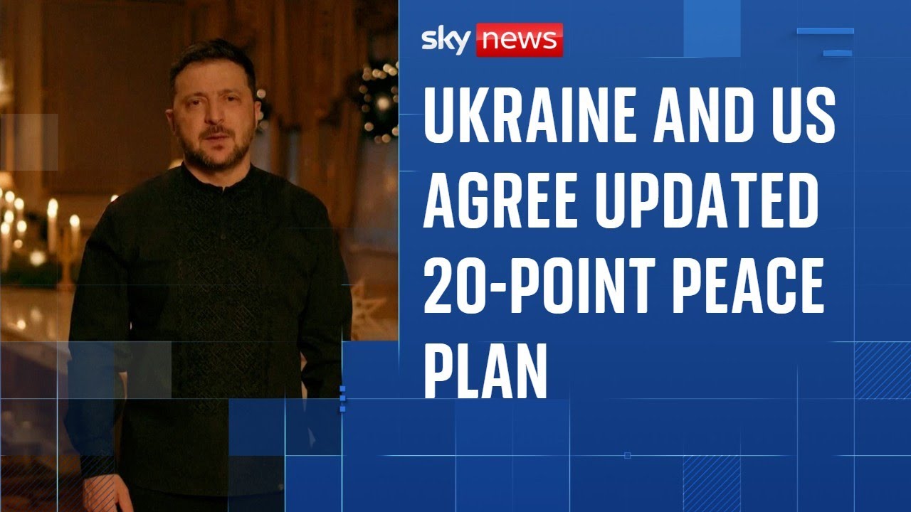 Ukraine and US agree updated 20-point peace plan after Moscow hit by another deadly bombing
