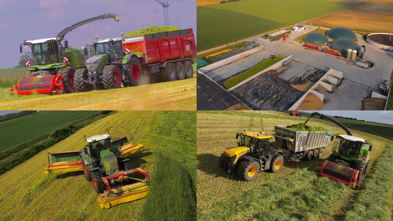 Fauche et Ensilage de seigle pour une méthanisation | Fendt Katana 650 | 9 benne au chargement😍🚜💨