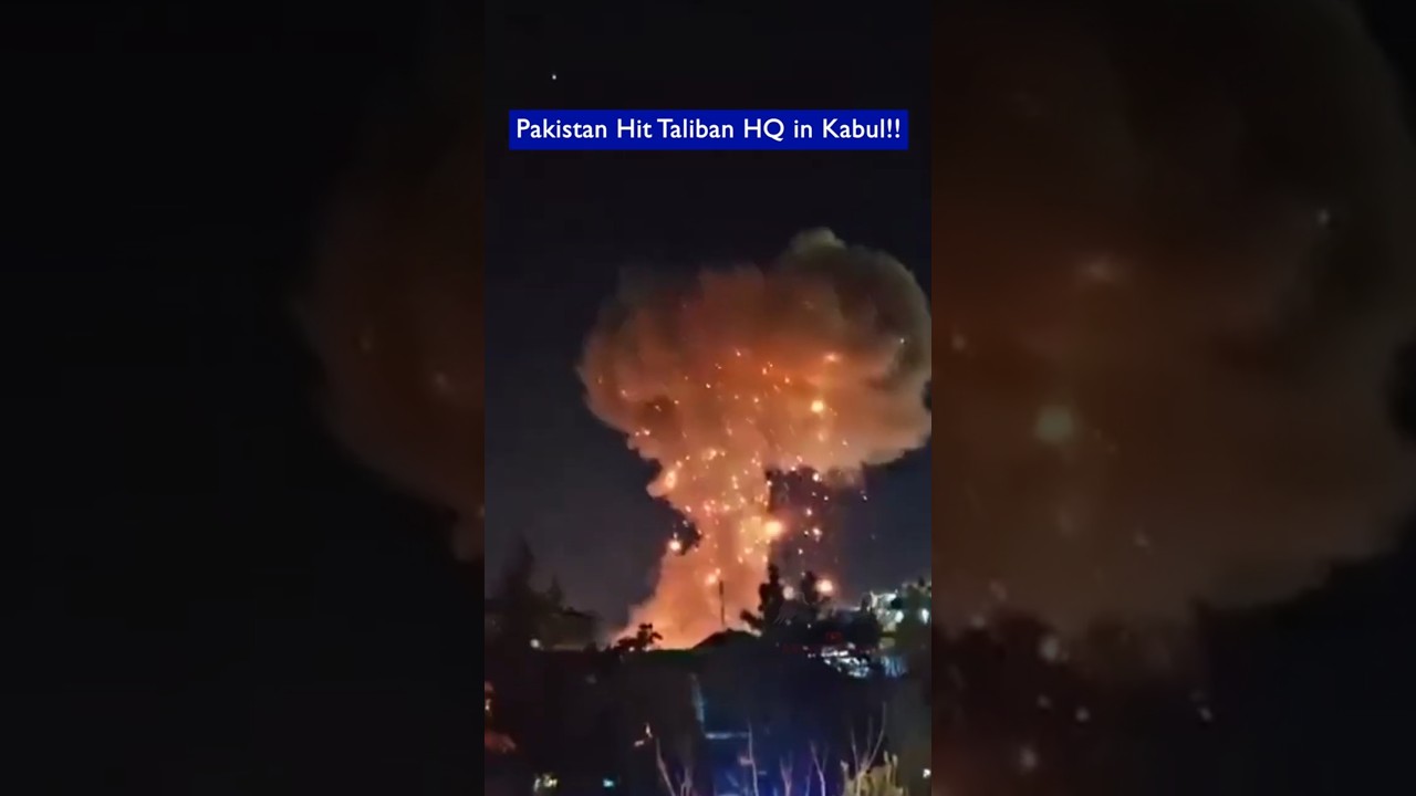 Pakistan Air Force Strikes Taliban Targets in Kabul!!