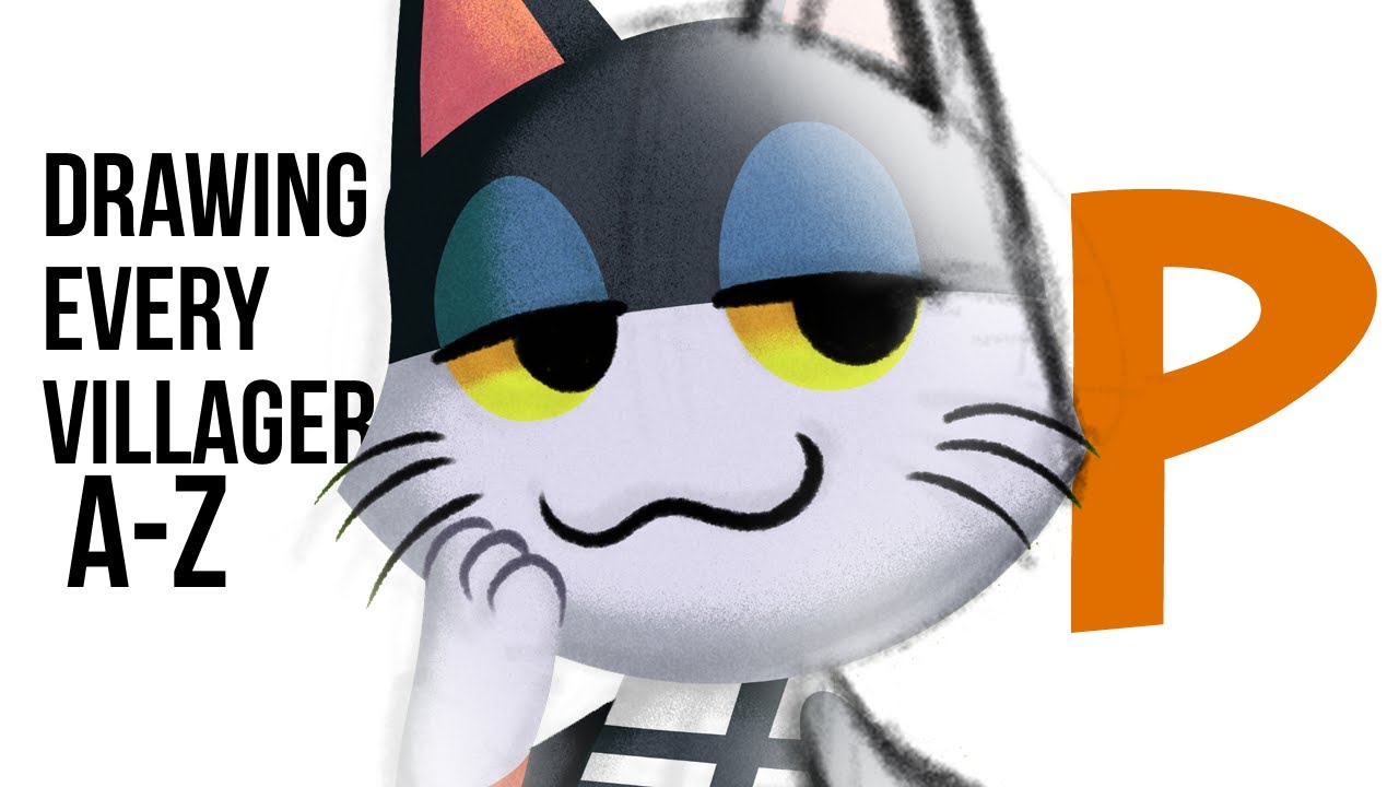 Sketching ALL Animal Crossing Villagers A-Z: P