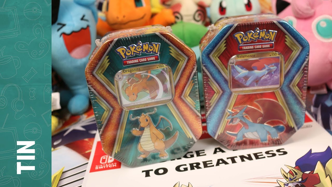 Opening 2 Pokémon DRAGON Tins: Dragonite + Salamence!