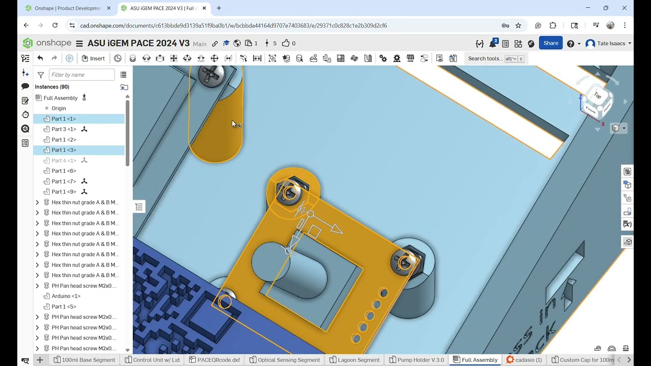 How to de-select something in Onshape
