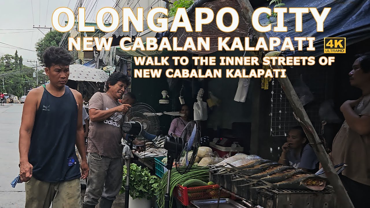 WALKING NEW CABALAN KALAPATI OLONGAPO CITY [4K HDR]