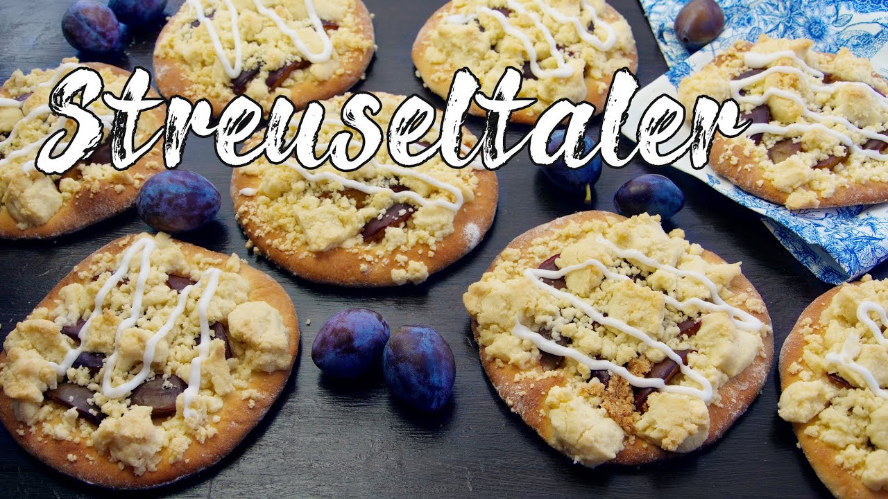 STREUSELTALER BACKEN | mit Zwetschgen oder anderen Früchten [Rezept mit Hefeteig & Streusel] #yummy