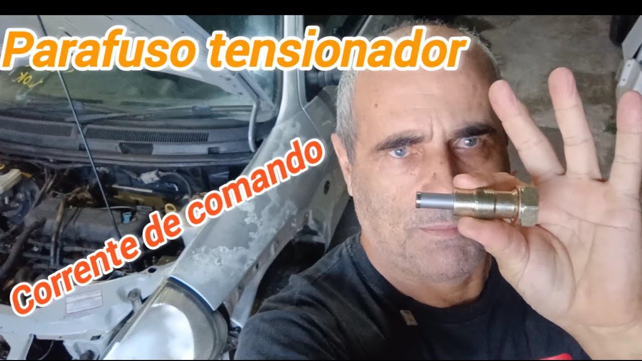 Troca rapida parafuso tensionador da corrente de comando ford zetec Rocam