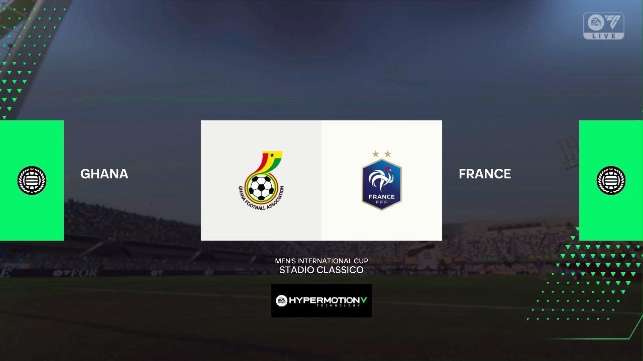 EA FC 25 - Manager Carrer - International Cup Match 2 - France X Ghana