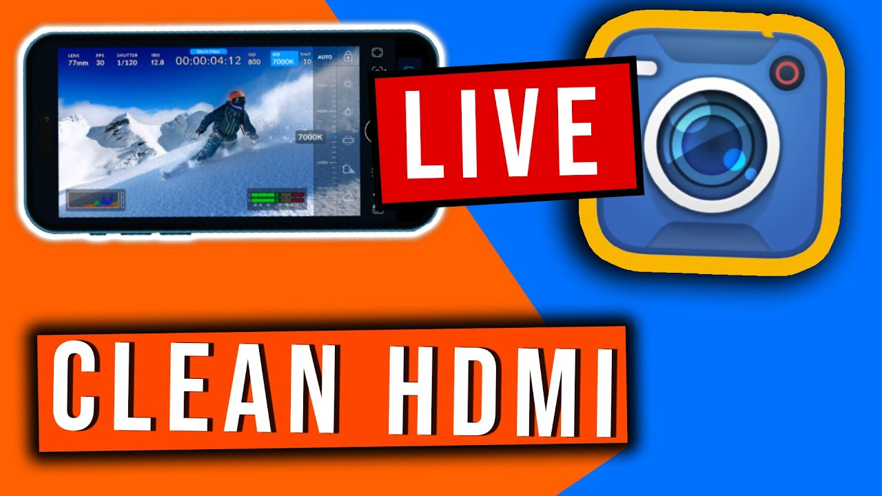 Используйте iPhone как HDMI-КАМЕРУ с приложением Black Magic Camera для прямой трансляции