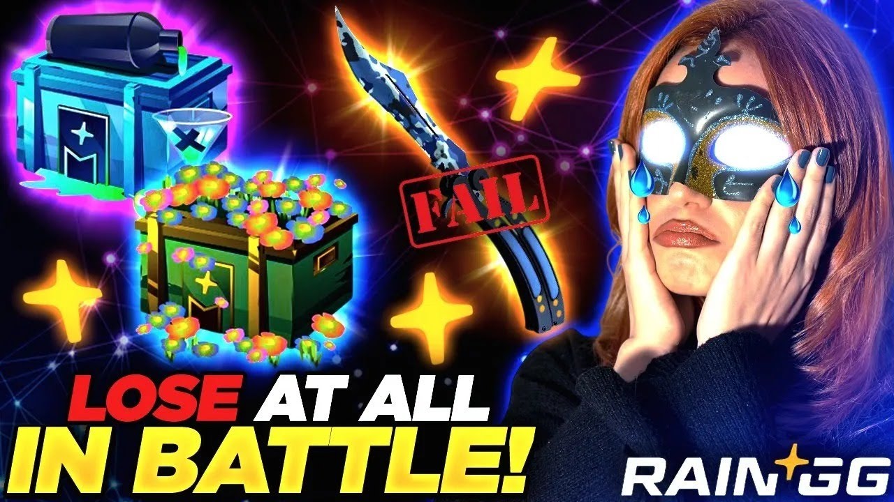 RAINGG UNLUCKY BATTLES LOSE EVERYTHING !! ?! | Raingg Promo Code 2025 | Raingg Case Opening |