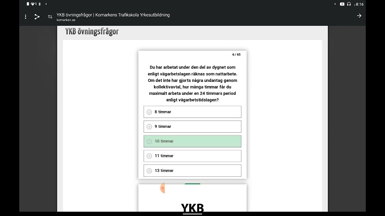 YKB lastbil del 1 مع الشرح بالعربية