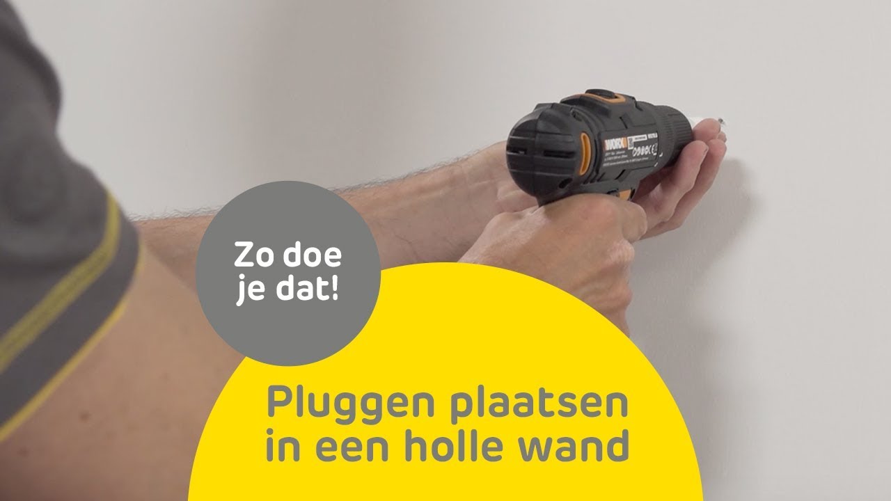 Iets ophangen aan een holle wand met pluggen | Zo doe je dat | Praxis