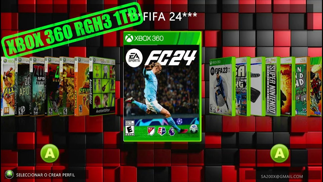 SISTEMA XBOX 360 RGH 1TB | ACTUALIZACION 2024 | TODOS LOS JUEGOS (LEER COMENTARIOS)