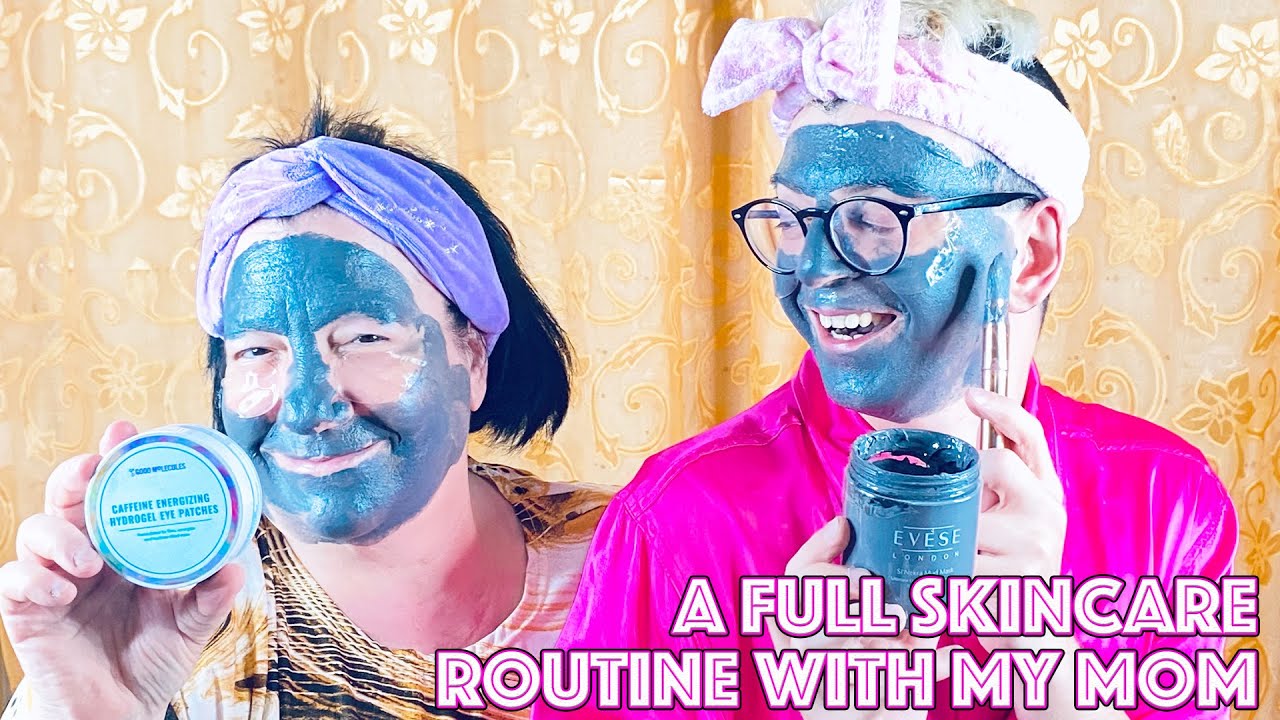 A FULL SKINCARE ROUTINE 🧴 WITH MY MOM 💕 • BY SimiUK