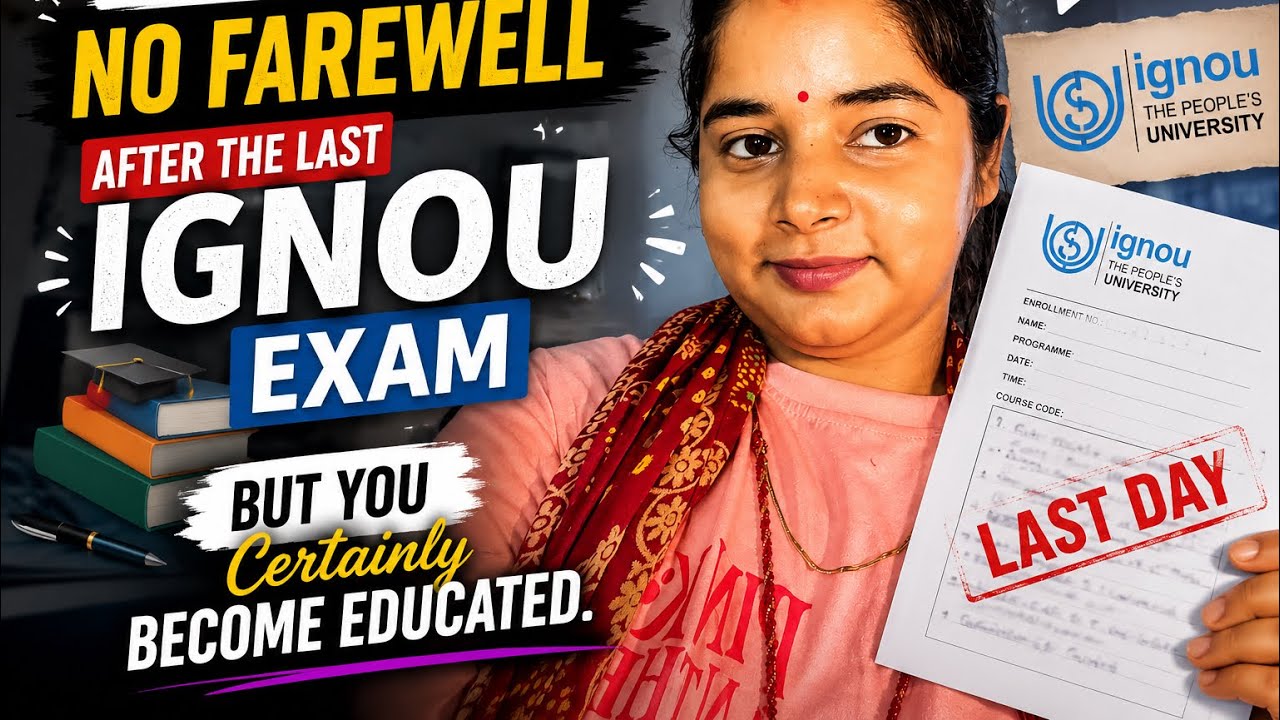 IGNOU last day of the Term-End Examination 🥺❤️ #ignou #vlog #exam #examdayvlog 