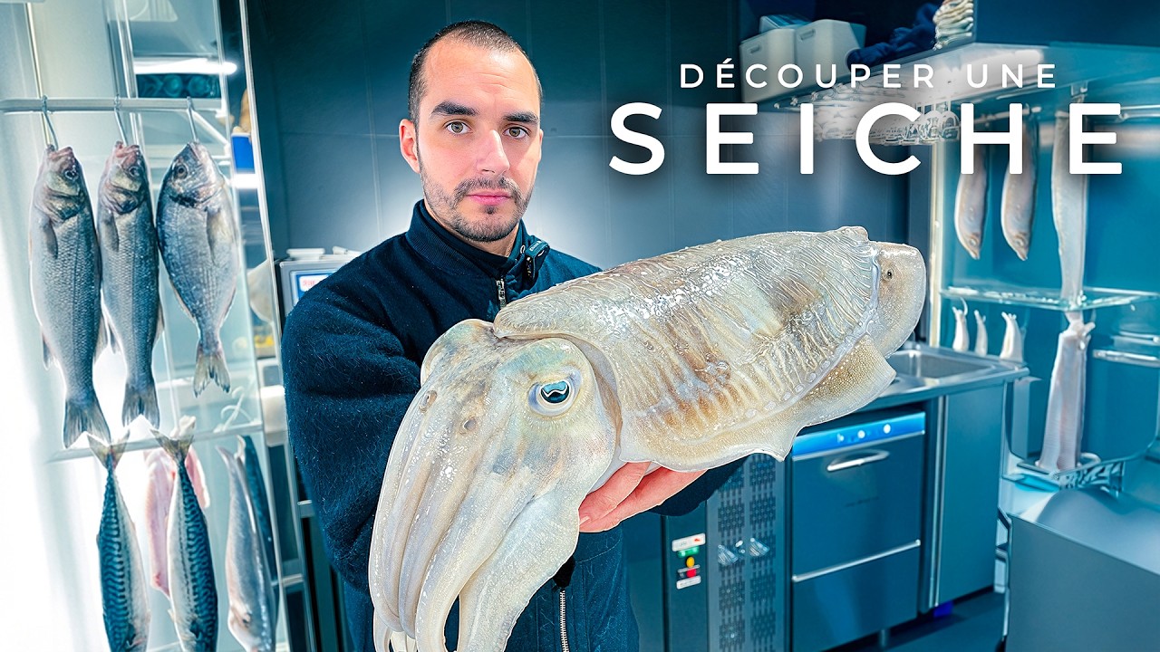 Je découpe une seiche