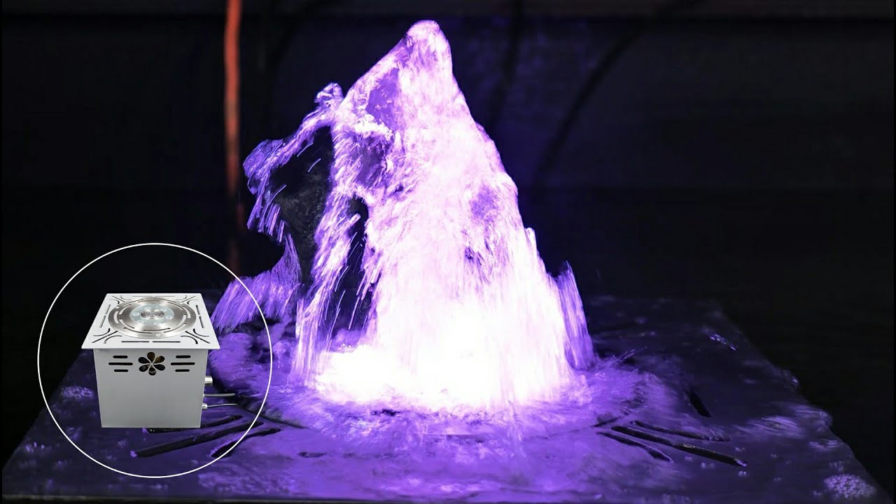 HUAXIN FOUNTAIN | Integrated Dry Fountain Device Straight Flow Running Fountain