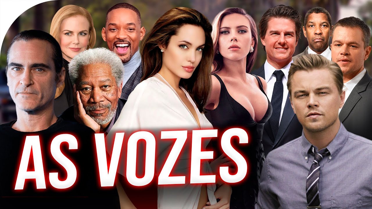 Os DUBLADORES das ESTRELAS de HOLLYWOOD (Tom Cruise, Angelina, Will Smith, Di Caprio, N. Kidman)