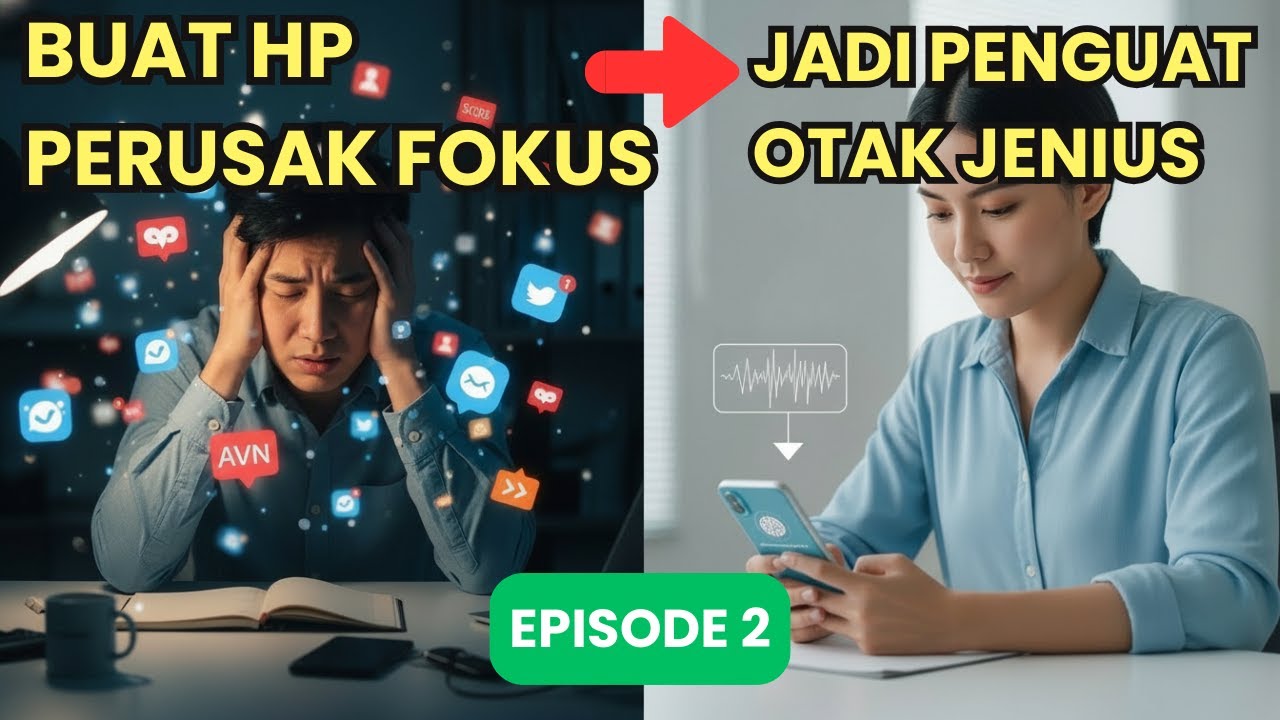 OTAK OPTIMAL Eps 2 Melawan Arus: HP Bukan Perusak Fokus, Justru Penguat Otak Jenius!