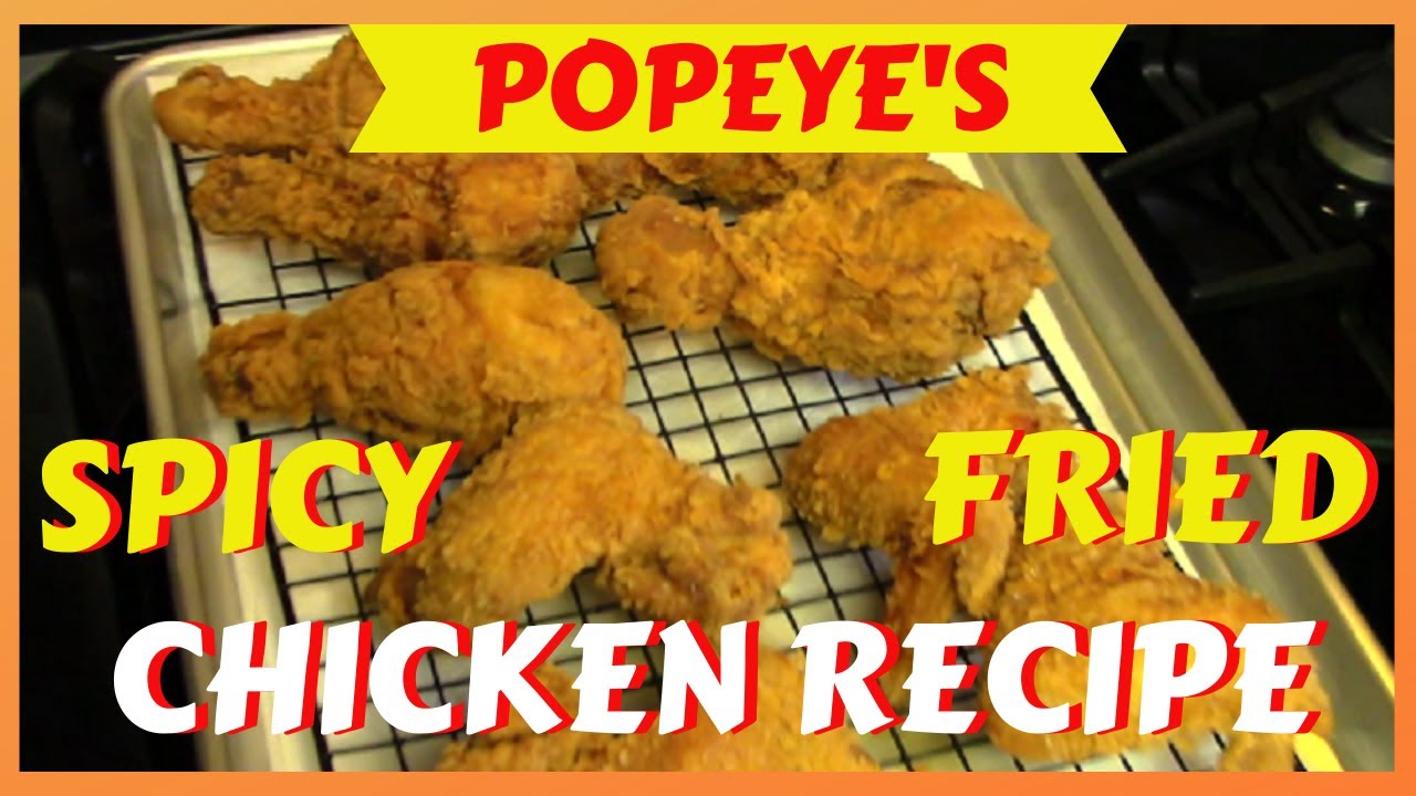 POPEYES Copycat Жареный цыпленок