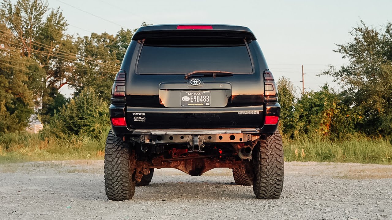 4th gen 4runner Rear bumper cut