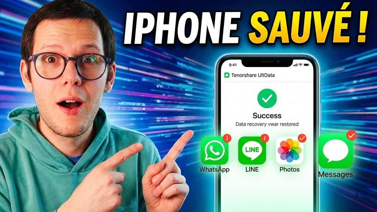 Comment Restaurer son iPhone SANS iTunes ? - Tenorshare Ultdata iPhone data recovery