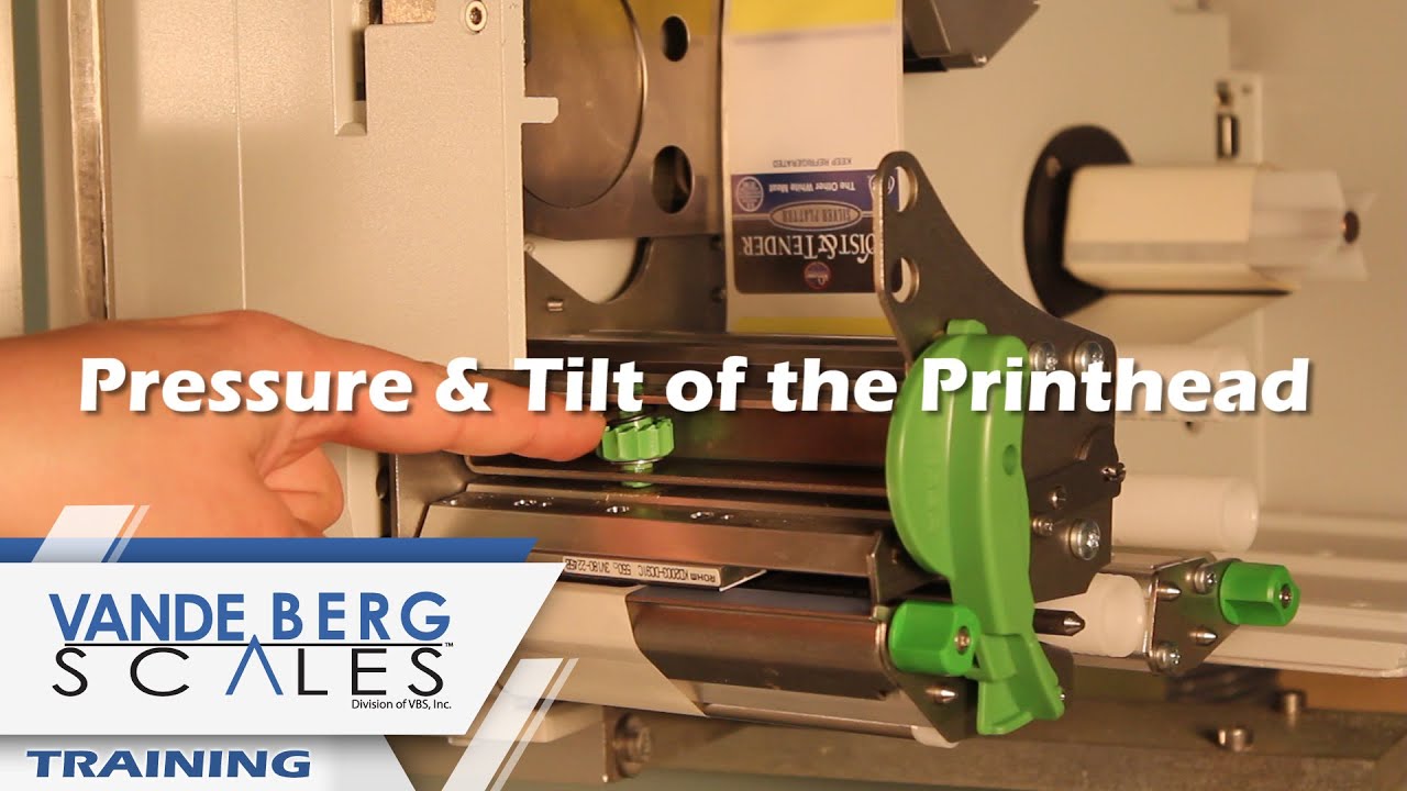 Bizerba GLM-e Weigh Price Labeler Training: Adjusting the Pressure & Tilt of the Printhead