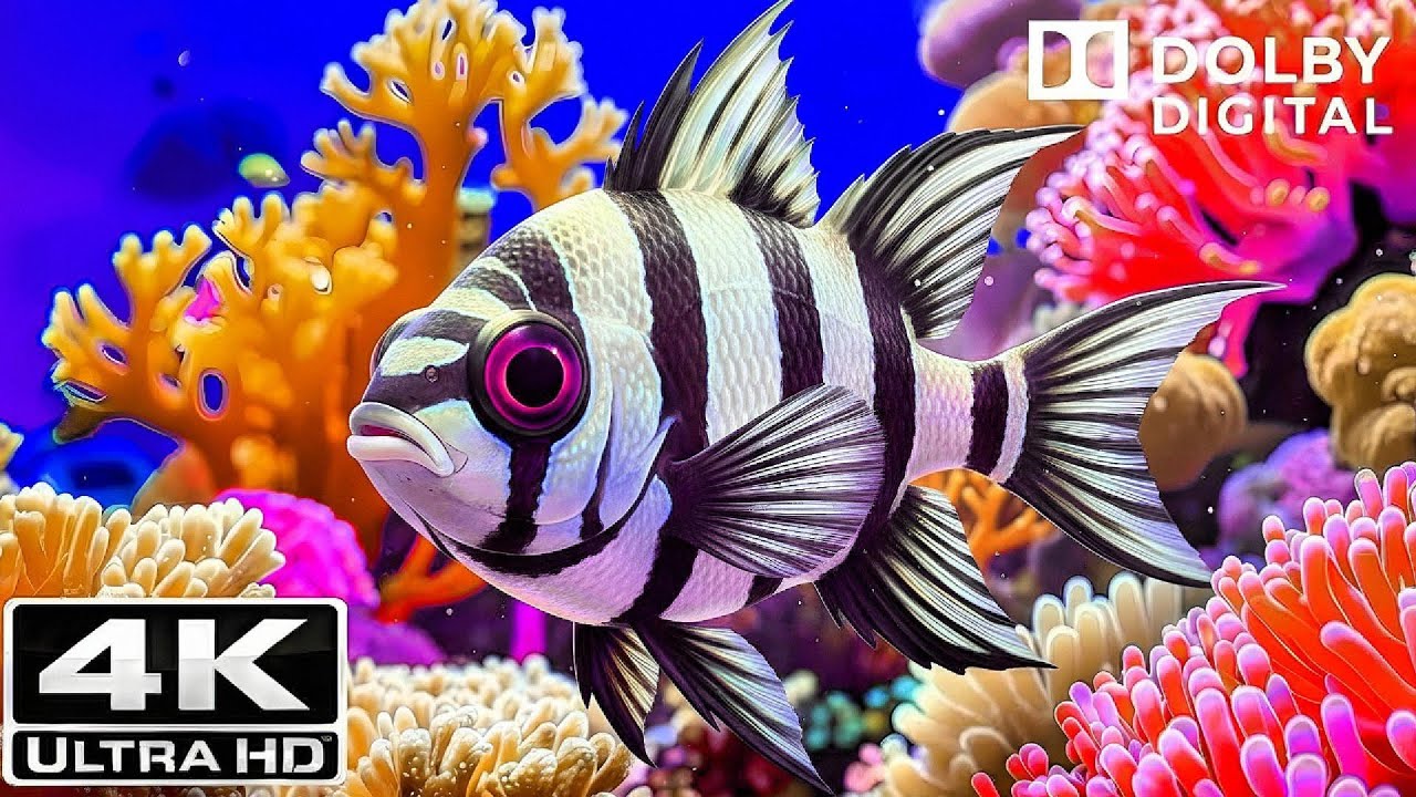 Deep Blue Ocean 4K – Calm Underwater World for Sleep & Meditation 🐋