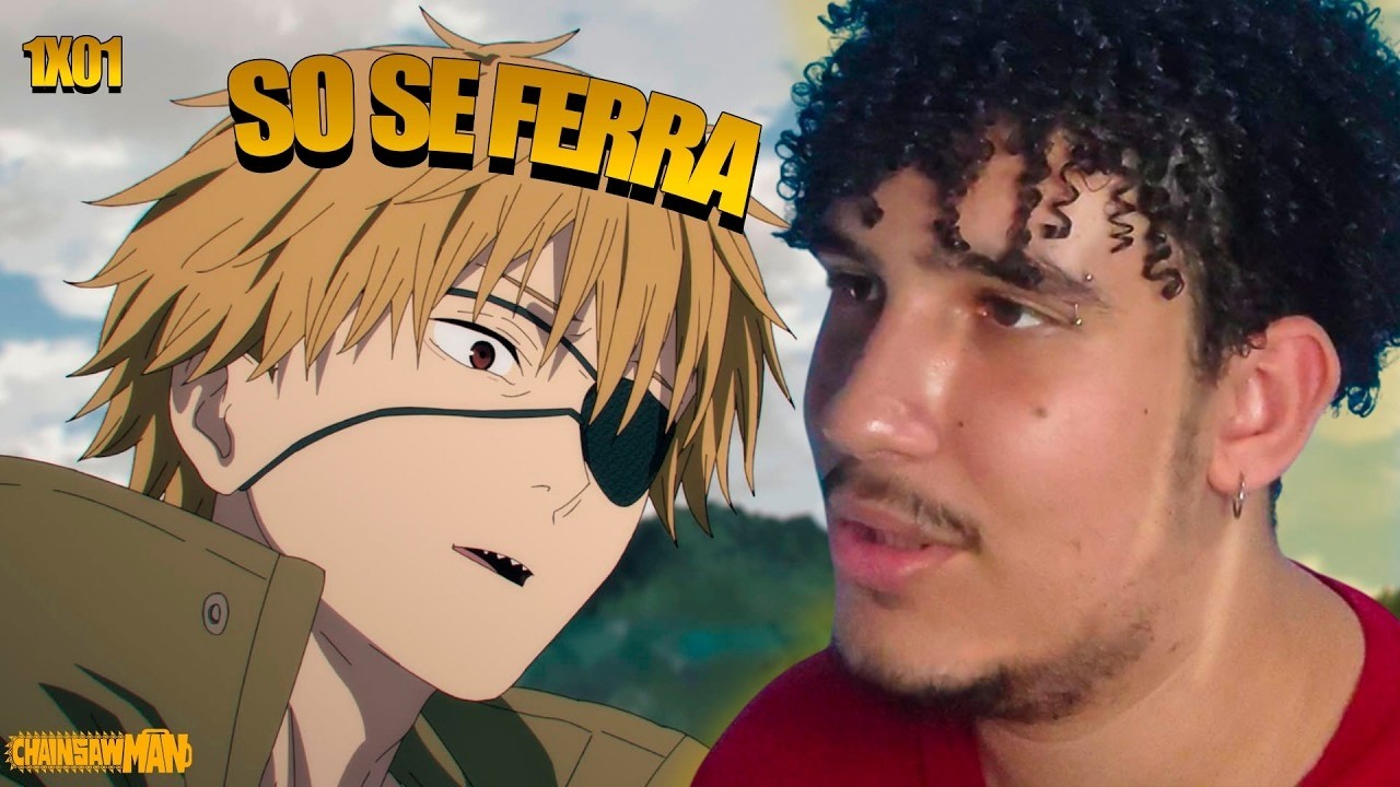 ELE É O HOMEM MOTOSSERRA // REACT CHAINSAW MAN EPISÓDIO 1