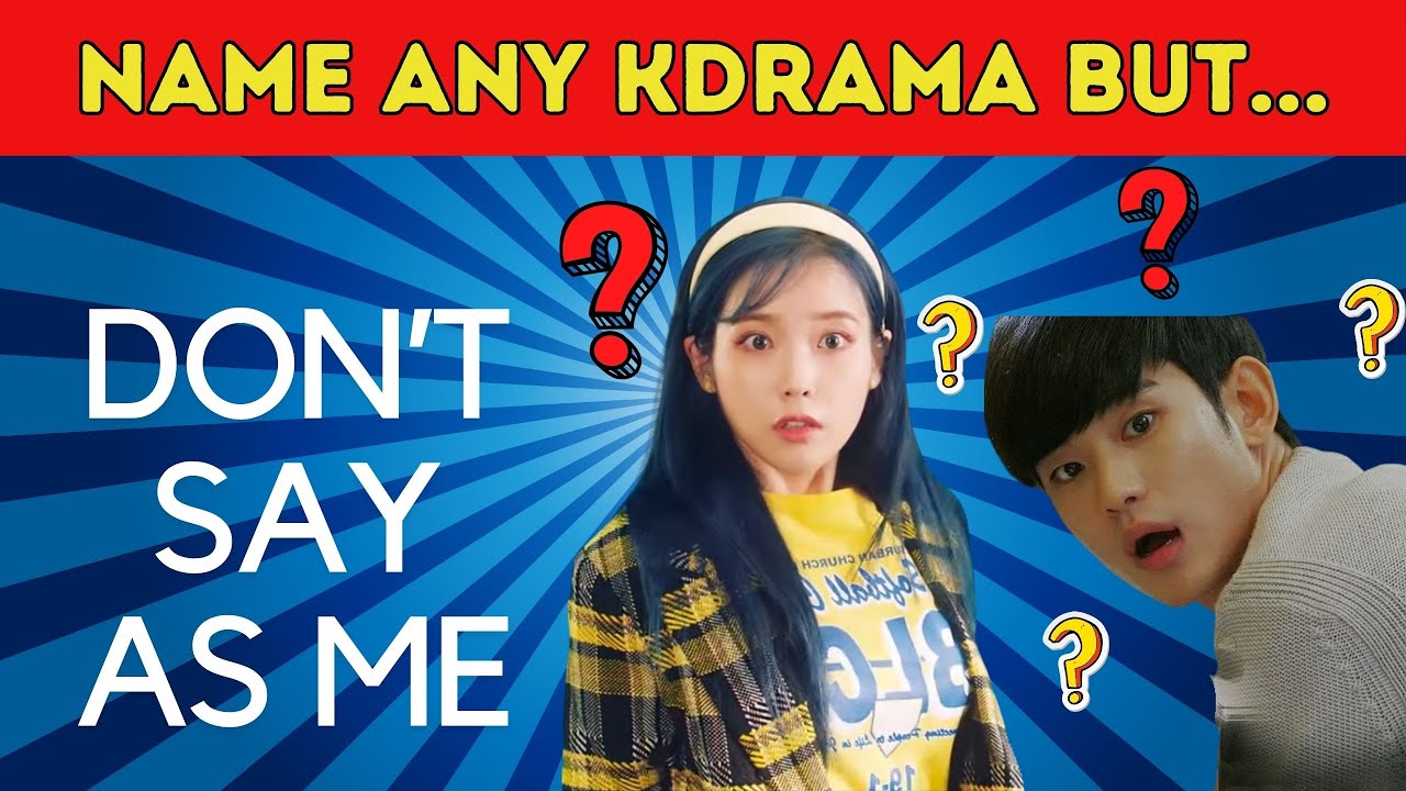Avoid Saying The Same Thing As Me - Kdrama Edition | Funquestic