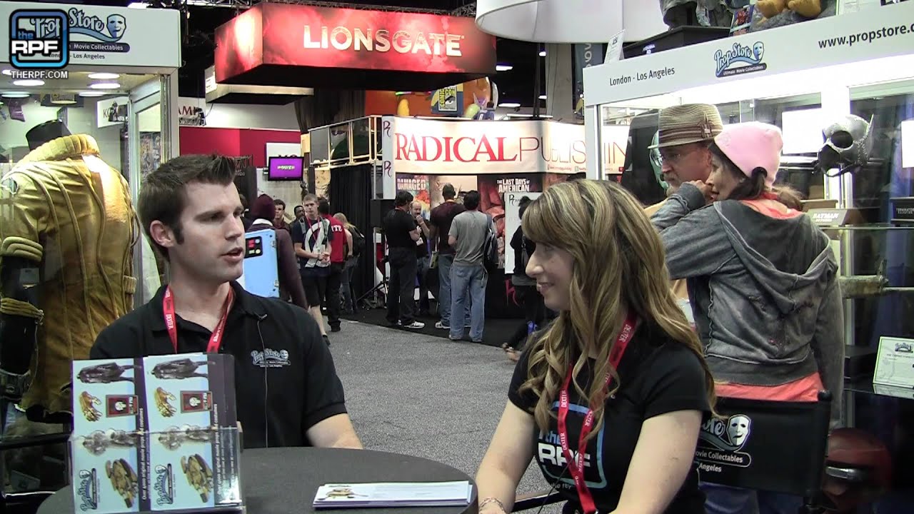 Prop Store Brandon Alinger Comic Con 2011 Interview - Founder of the RPF