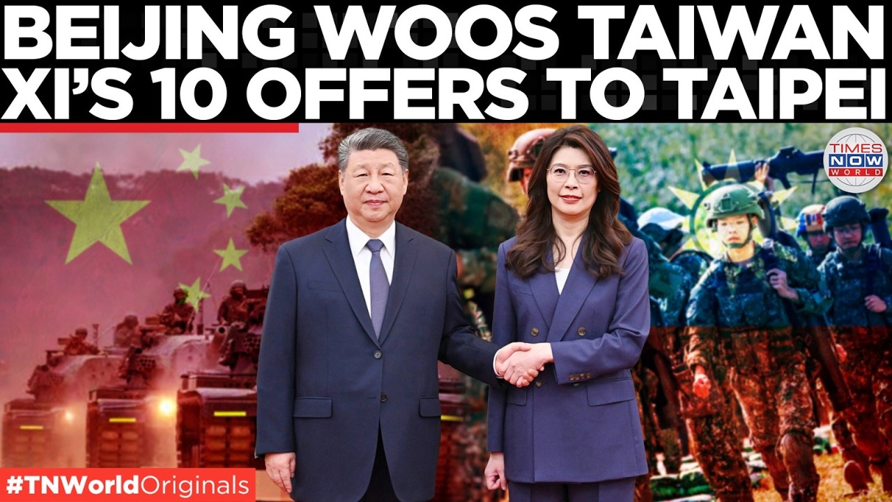 CHINA&rsquo;S STRATEGIC PLAY: Beijing Unveils 10 Taiwan Incentives After KMT Talks with Xi Jinping